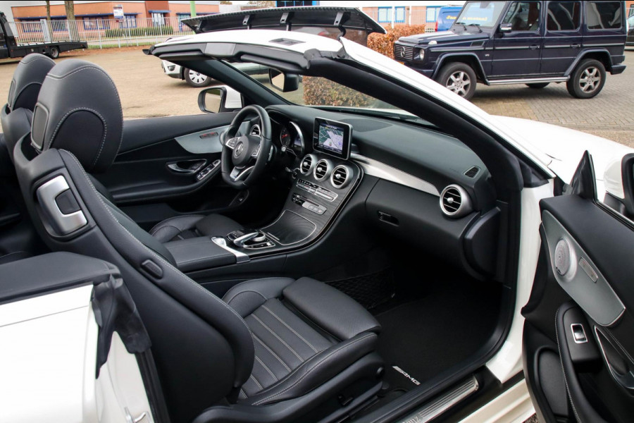 Mercedes-Benz C-Klasse Cabrio 180 Edition 1 AMG Styling 9G Automaat 156pk 1 Eig|DLR|23dkm|Lederen sportstoelen|LED|Airscarf|19inch