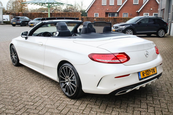 Mercedes-Benz C-Klasse Cabrio 180 Edition 1 AMG Styling 9G Automaat 156pk 1 Eig|DLR|23dkm|Lederen sportstoelen|LED|Airscarf|19inch