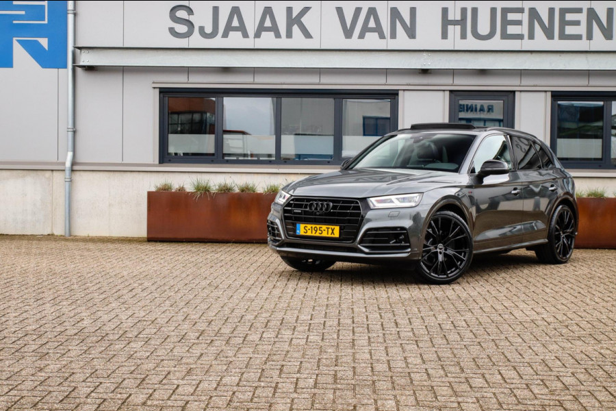 Audi Q5 2.0 TFSI Quattro Pro Line S S-Line 252pk Automaat! 1e|Dealer|Luchtvering|Panoramadak|Virtual Cockpit|360 Camera|ACC|Black