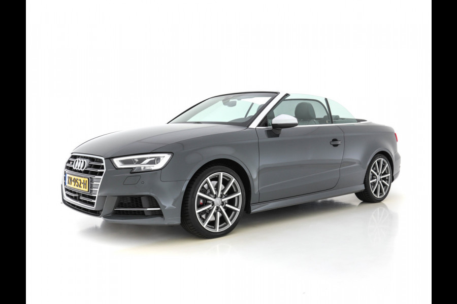 Audi S3 Cabriolet 2.0 TFSI Quattro Pro-Line-Plus Aut *NAPPA-FULL-LEATHER | NAVI-FULLMAP | B&O-AUDIO | DIGI-COCKPIT | KEYLESS | BLIND-SPOT | FULL-LED | DAB | AIR-SCARF | ADAPTIVE-CRUISE | SPORT-SEATS | 18"ALU*