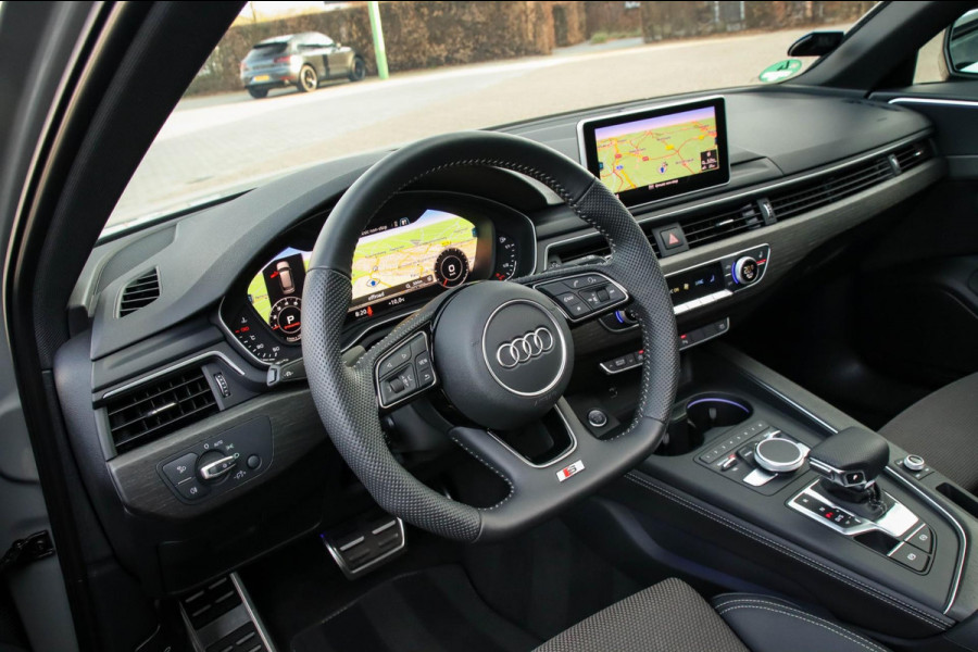 Audi A4 Avant 40 2.0TFSI S line Black Edition Facelift 190pk S-Tronic 1e|Panoramadak|Virtual Cockpit|Leder|LED Matrix|Camera|Black