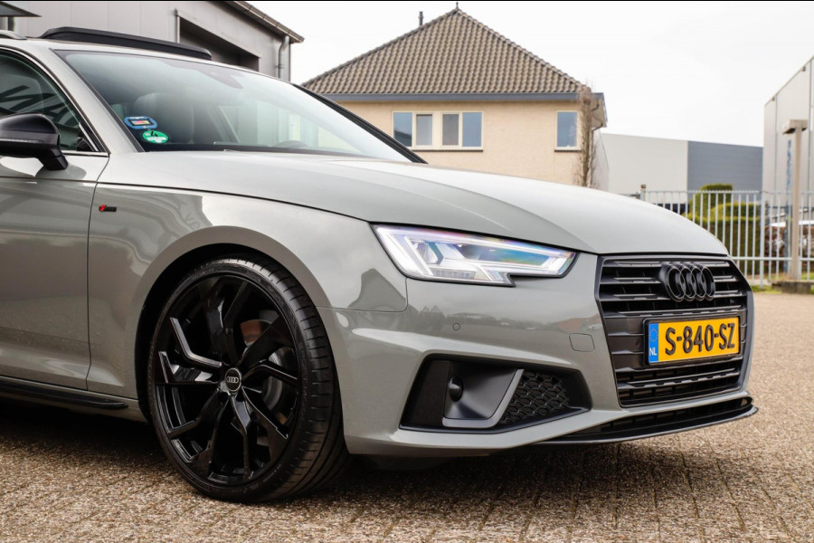 Audi A4 Avant 40 2.0TFSI S line Black Edition Facelift 190pk S-Tronic 1e|Panoramadak|Virtual Cockpit|Leder|LED Matrix|Camera|Black