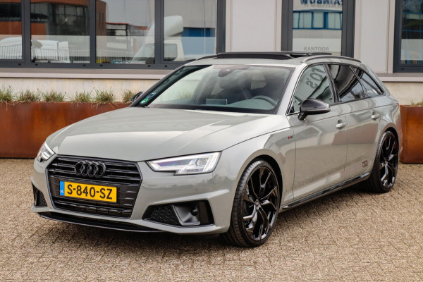 Audi A4 Avant 40 2.0TFSI S line Black Edition Facelift 190pk S-Tronic 1e|Panoramadak|Virtual Cockpit|Leder|LED Matrix|Camera|Black