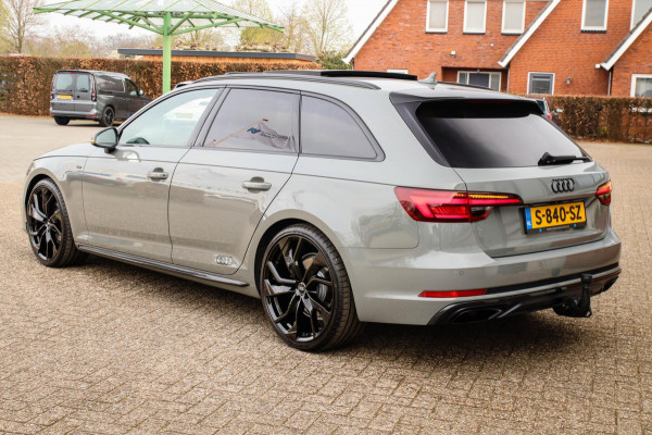 Audi A4 Avant 40 2.0TFSI S line Black Edition Facelift 190pk S-Tronic 1e|Panoramadak|Virtual Cockpit|Leder|LED Matrix|Camera|Black