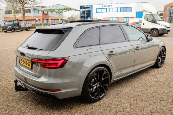 Audi A4 Avant 40 2.0TFSI S line Black Edition Facelift 190pk S-Tronic 1e|Panoramadak|Virtual Cockpit|Leder|LED Matrix|Camera|Black