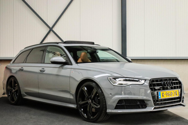 Audi A6 Avant 2.0 TFSI Quattro S line Edition 252pk Automaat! 1e|Audi Exclusive|Nardo Grey|Panoramadak|Kuipstoelen|Luchtvering|360