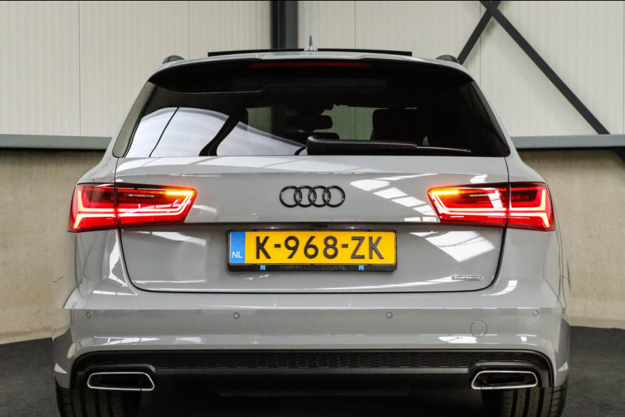 Audi A6 Avant 2.0 TFSI Quattro S line Edition 252pk Automaat! 1e|Audi Exclusive|Nardo Grey|Panoramadak|Kuipstoelen|Luchtvering|360