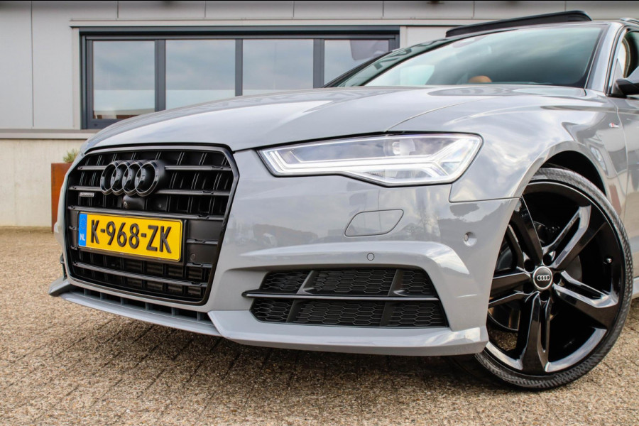 Audi A6 Avant 2.0 TFSI Quattro S line Edition 252pk Automaat! 1e|Audi Exclusive|Nardo Grey|Panoramadak|Kuipstoelen|Luchtvering|360