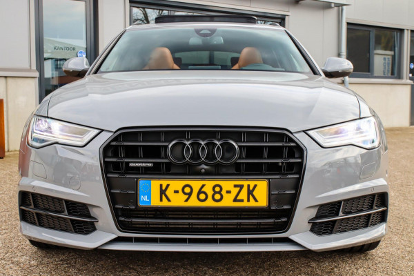 Audi A6 Avant 2.0 TFSI Quattro S line Edition 252pk Automaat! 1e|Audi Exclusive|Nardo Grey|Panoramadak|Kuipstoelen|Luchtvering|360