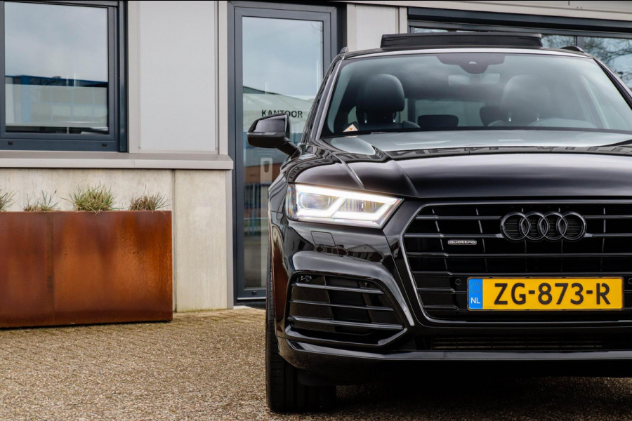 Audi Q5 2.0 TFSI Quattro Pro Line S S-Line 252pk Automaat! NL|Luchtvering|Panoramadak|Virtual Cockpit|Camera|Black|22inch|Trekhaak