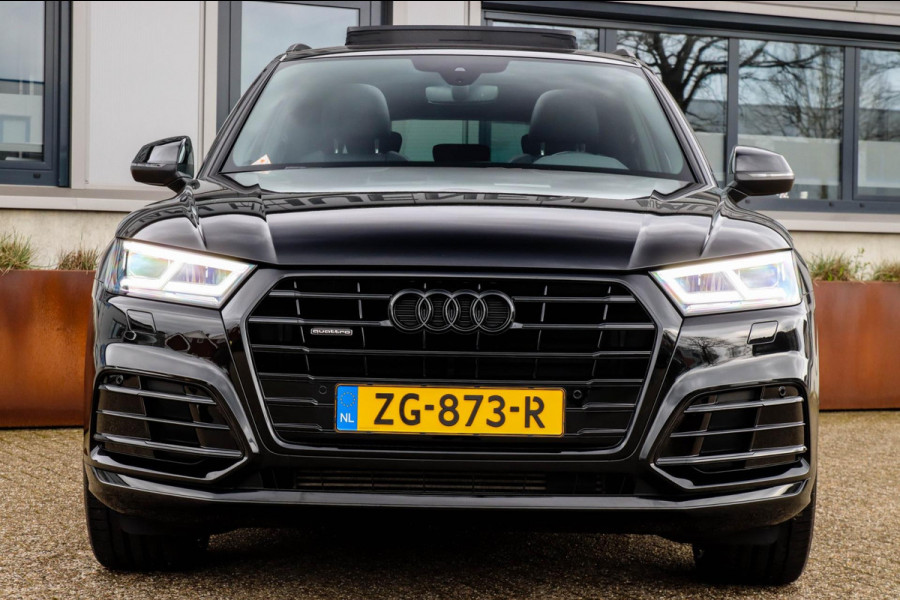 Audi Q5 2.0 TFSI Quattro Pro Line S S-Line 252pk Automaat! NL|Luchtvering|Panoramadak|Virtual Cockpit|Camera|Black|22inch|Trekhaak