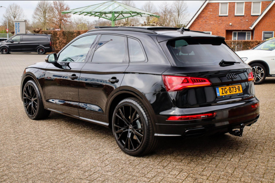 Audi Q5 2.0 TFSI Quattro Pro Line S S-Line 252pk Automaat! NL|Luchtvering|Panoramadak|Virtual Cockpit|Camera|Black|22inch|Trekhaak