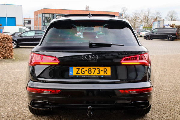 Audi Q5 2.0 TFSI Quattro Pro Line S S-Line 252pk Automaat! NL|Luchtvering|Panoramadak|Virtual Cockpit|Camera|Black|22inch|Trekhaak