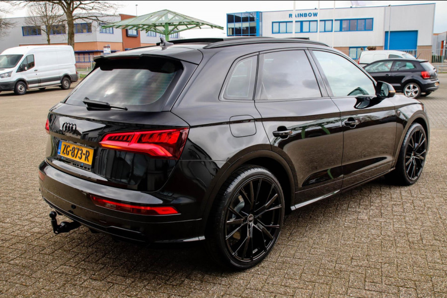 Audi Q5 2.0 TFSI Quattro Pro Line S S-Line 252pk Automaat! NL|Luchtvering|Panoramadak|Virtual Cockpit|Camera|Black|22inch|Trekhaak