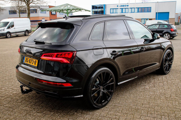 Audi Q5 2.0 TFSI Quattro Pro Line S S-Line 252pk Automaat! NL|Luchtvering|Panoramadak|Virtual Cockpit|Camera|Black|22inch|Trekhaak