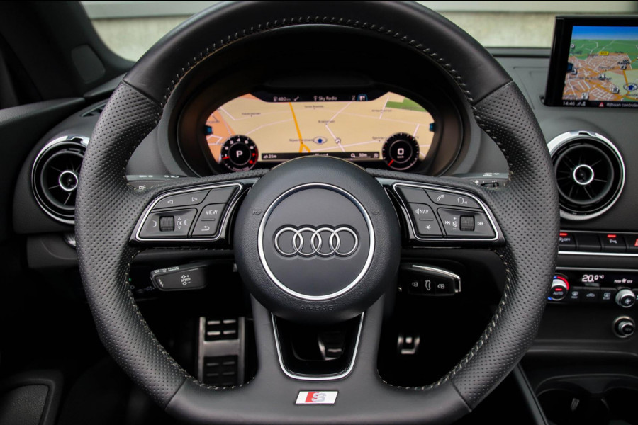 Audi A3 Cabriolet Facelift Pro Line S S Line 150pk S-Tronic Automaat 1e Eig|Dealer|Virtual Cockpit|LED|Lederen Sportstoelen|PDC|18