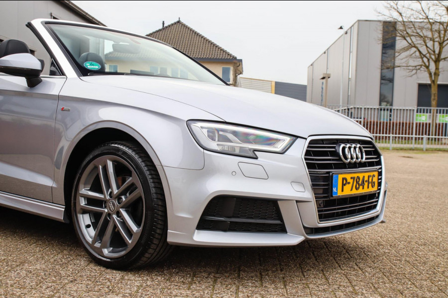 Audi A3 Cabriolet Facelift Pro Line S S Line 150pk S-Tronic Automaat 1e Eig|Dealer|Virtual Cockpit|LED|Lederen Sportstoelen|PDC|18