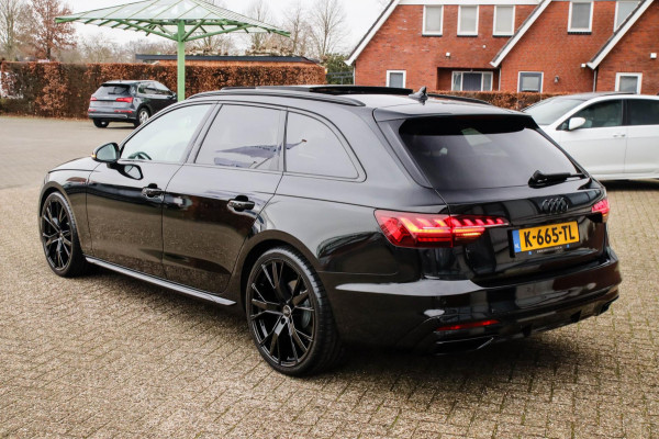 Audi A4 Avant 2.0 TFSI S line Black Edition Facelift 150pk S-Tronic! 1e|DLR|Panoramadak|Virtual Cockpit|Leder|LED Matrix|Black