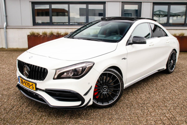 Mercedes-Benz CLA-Klasse CLA 45 AMG 4MATIC 7G 381pk! Dealer|Full Option|Designo|Panoramadak|Schaalstoelen incl. Memory|Performance