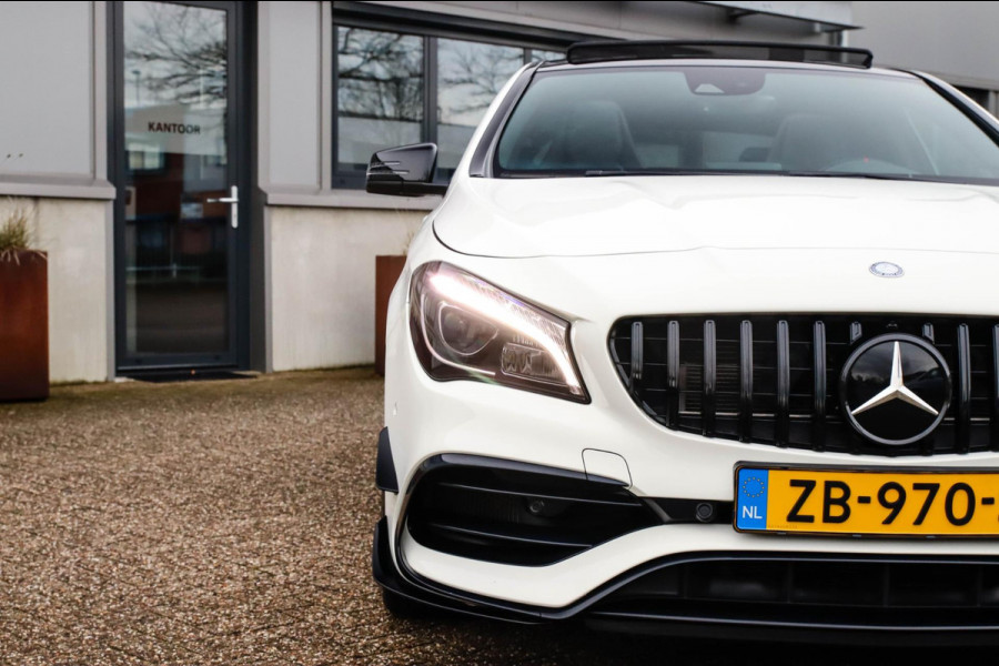 Mercedes-Benz CLA-Klasse CLA 45 AMG 4MATIC 7G 381pk! Dealer|Full Option|Designo|Panoramadak|Schaalstoelen incl. Memory|Performance