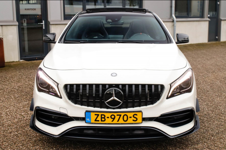 Mercedes-Benz CLA-Klasse CLA 45 AMG 4MATIC 7G 381pk! Dealer|Full Option|Designo|Panoramadak|Schaalstoelen incl. Memory|Performance