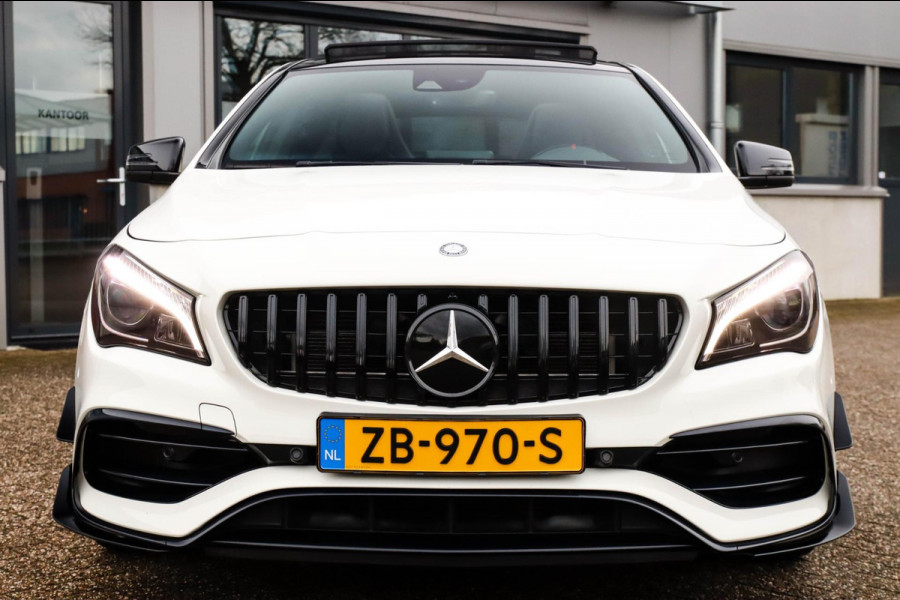 Mercedes-Benz CLA-Klasse CLA 45 AMG 4MATIC 7G 381pk! Dealer|Full Option|Designo|Panoramadak|Schaalstoelen incl. Memory|Performance