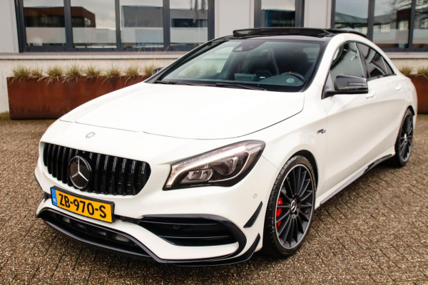 Mercedes-Benz CLA-Klasse CLA 45 AMG 4MATIC 7G 381pk! Dealer|Full Option|Designo|Panoramadak|Schaalstoelen incl. Memory|Performance