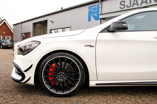 Mercedes-Benz CLA-Klasse CLA 45 AMG 4MATIC 7G 381pk! Dealer|Full Option|Designo|Panoramadak|Schaalstoelen incl. Memory|Performance