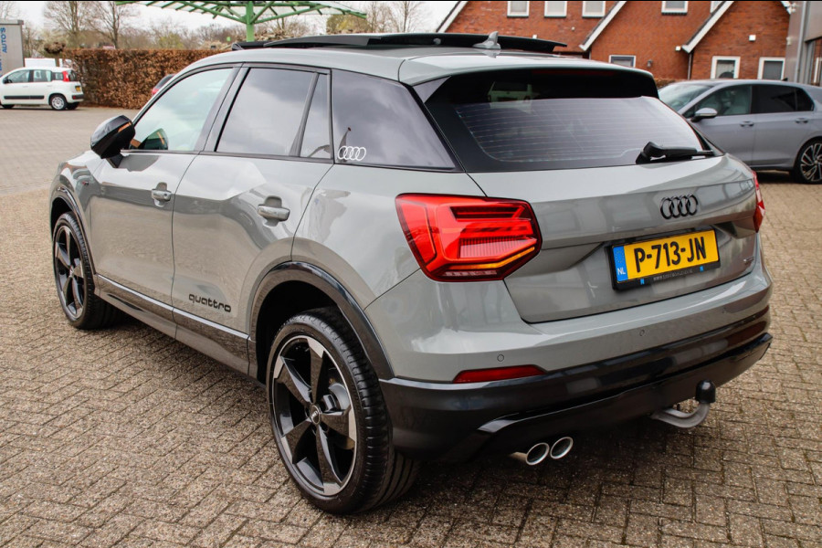 Audi Q2 2.0 TFSI Quattro Sport Pro Line S S-line 190pk S-Tronic! 1e|DLR|Virtual Cockpit|Panoramadak|LED Matrix|3D Knipper|Leder|19