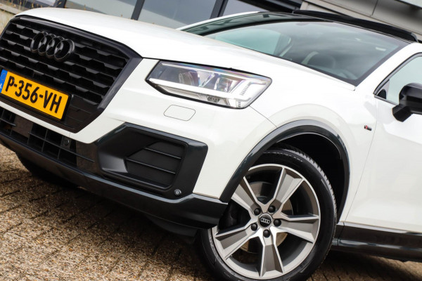 Audi Q2 1.4 TFSI CoD Sport Pro Line S S-line 150pk S-Tronic! 1e|Virtual Cockpit|Panoramadak|LED Matrix|3D Knippers|Leder|Black|18