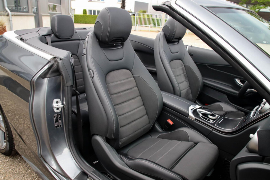 Mercedes-Benz C-Klasse Cabrio 200 Edition 1 AMG Styling 9G Automaat 184pk 1 Eig|DLR|21dkm|Lederen sportstoelen|LED|Airscarf|18inch