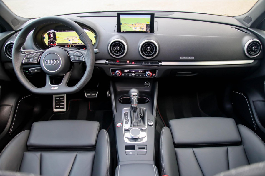 Audi S3 Sportback 2.0 TFSI Quattro Facelift! 310pk S-Tronic! 2e Eig|DLR|Kuipstoelen|Virtual Cockpit|Panoramadak|Magnetic|LED|Black