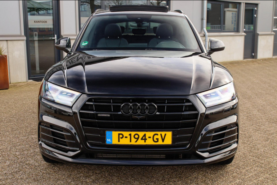 Audi Q5 2.0 TFSI Quattro Pro Line S S-Line 252pk Automaat! 1e Eig|DLR|Luchtvering|Panoramadak|Virtual Cockpit|LED Matrix|360|Black