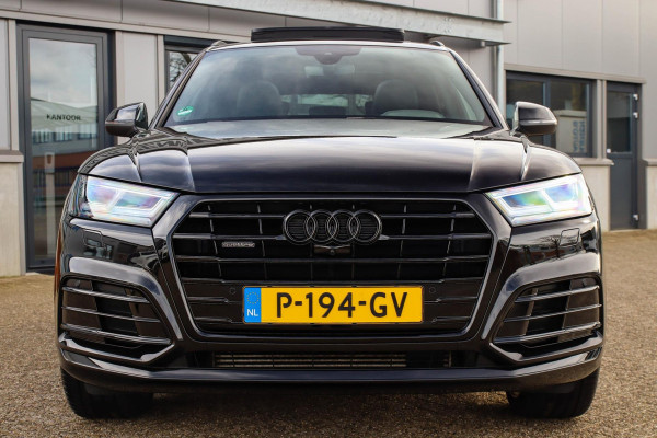 Audi Q5 2.0 TFSI Quattro Pro Line S S-Line 252pk Automaat! 1e Eig|DLR|Luchtvering|Panoramadak|Virtual Cockpit|LED Matrix|360|Black