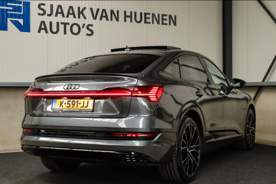 Audi e-tron Sportback 55 Quattro S Edition Pro Line S S-Line 408pk! 8%|1e|NL|DLR|Panoramadak|Virtual Cockpit|Luchtvering|B&O|Black