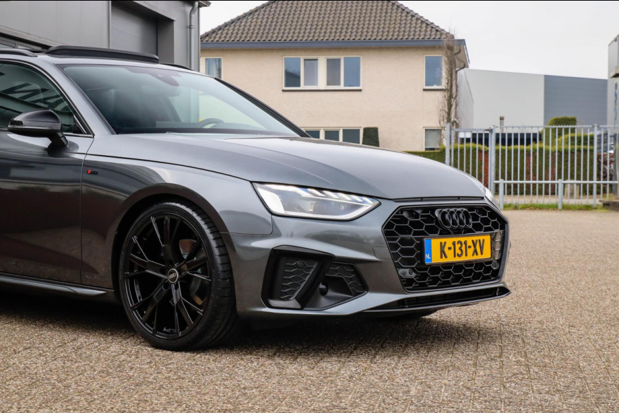 Audi A4 Avant 2.0 TFSI S line Black Edition Facelift 245pk S-Tronic! DLR|Panoramadak|Virtual Cockpit|Leder|LED Matrix|Camera|Black