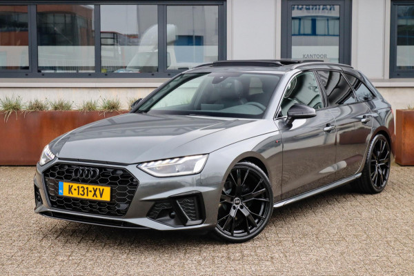 Audi A4 Avant 2.0 TFSI S line Black Edition Facelift 245pk S-Tronic! DLR|Panoramadak|Virtual Cockpit|Leder|LED Matrix|Camera|Black