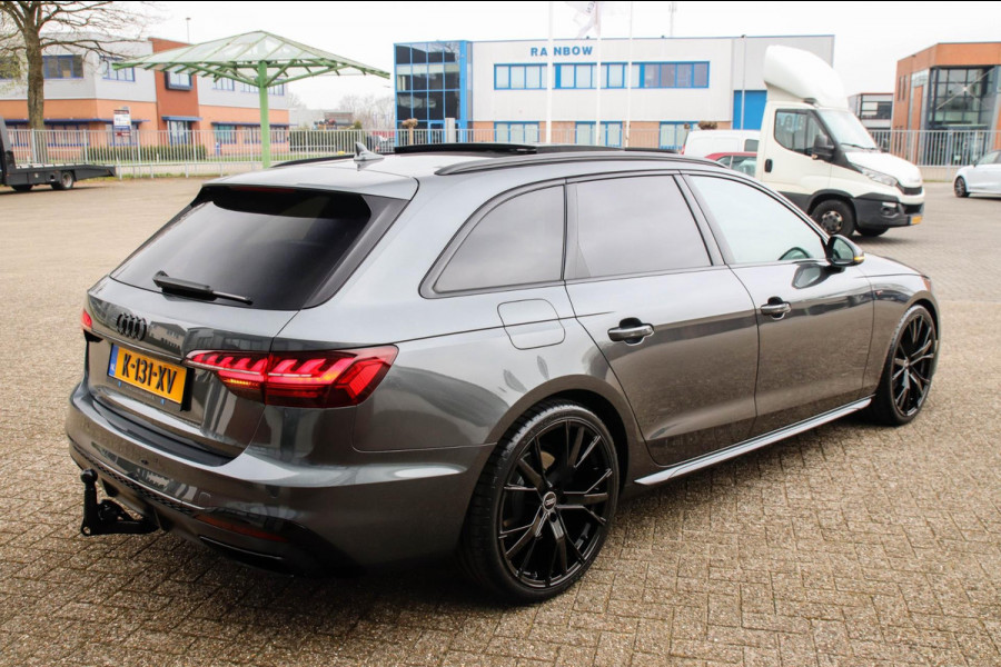 Audi A4 Avant 2.0 TFSI S line Black Edition Facelift 245pk S-Tronic! DLR|Panoramadak|Virtual Cockpit|Leder|LED Matrix|Camera|Black