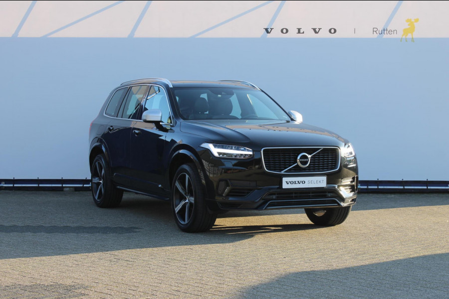 Volvo XC90 T8 390PK Automaat Twin Engine AWD R-Design Keyless Entry / 20" lichtmetalen velgen / Panoramisch schuif-kanteldak / Trekhaak / Lederen dashboard / Apple Carplay