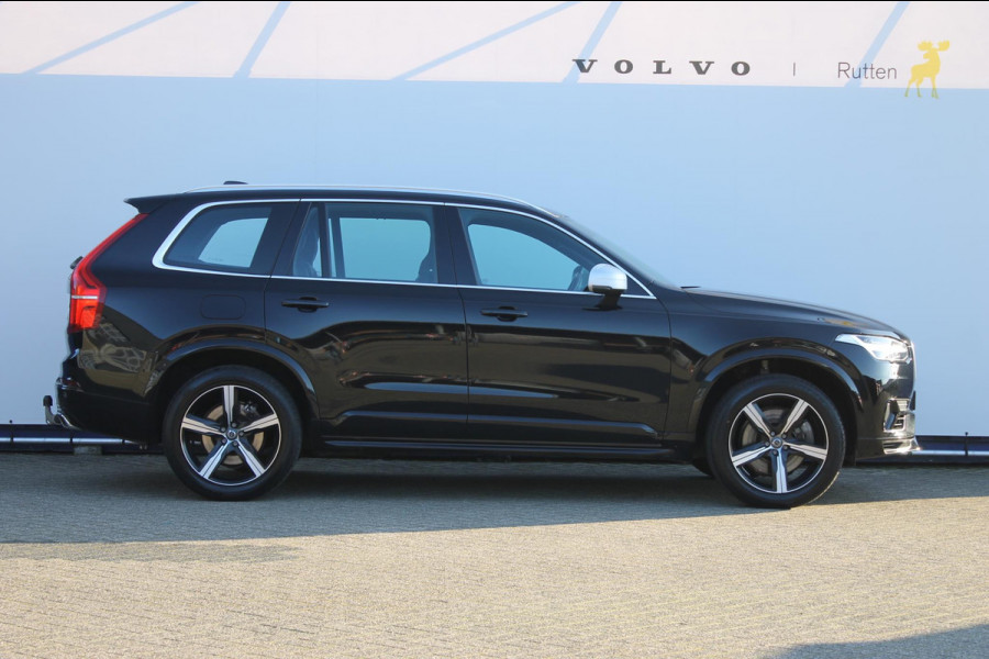 Volvo XC90 T8 390PK Automaat Twin Engine AWD R-Design Keyless Entry / 20" lichtmetalen velgen / Panoramisch schuif-kanteldak / Trekhaak / Lederen dashboard / Apple Carplay