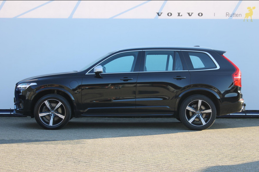 Volvo XC90 T8 390PK Automaat Twin Engine AWD R-Design Keyless Entry / 20" lichtmetalen velgen / Panoramisch schuif-kanteldak / Trekhaak / Lederen dashboard / Apple Carplay