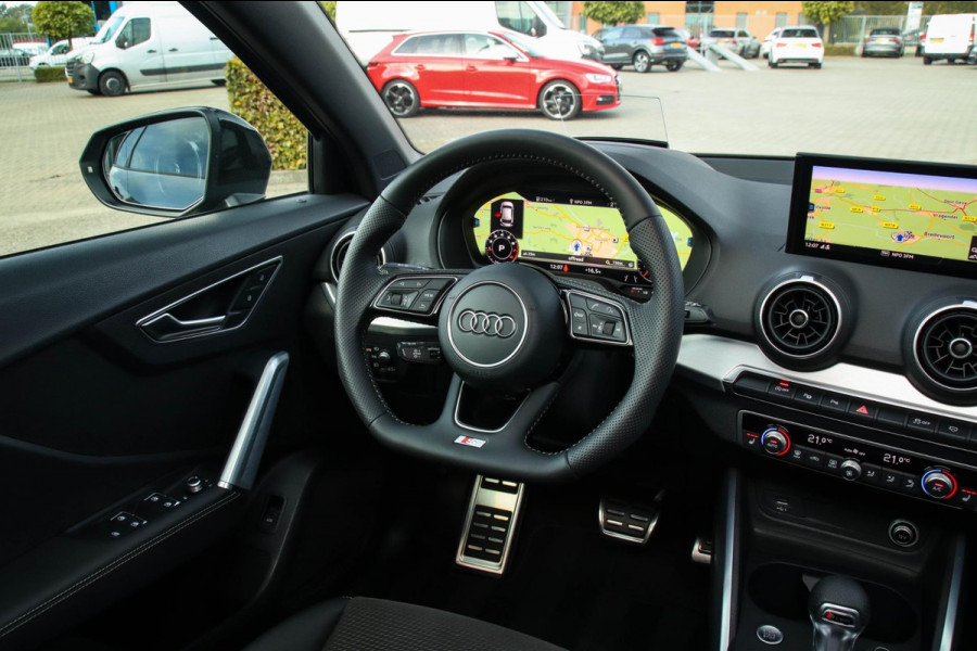Audi Q2 1.4 TFSI CoD Sport Pro Line S S-line 150pk S-Tronic DLR|Panoramadak|Virtual Cockpit|LED Matrix|3D Knipper|ACC|Camera|Black