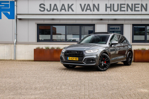 Audi Q5 2.0 TFSI Quattro Pro Line S S-Line 252pk Automaat! 2e|Dealer|Luchtvering|Panoramadak|Virtual Cockpit|Camera|ACC|Black|22