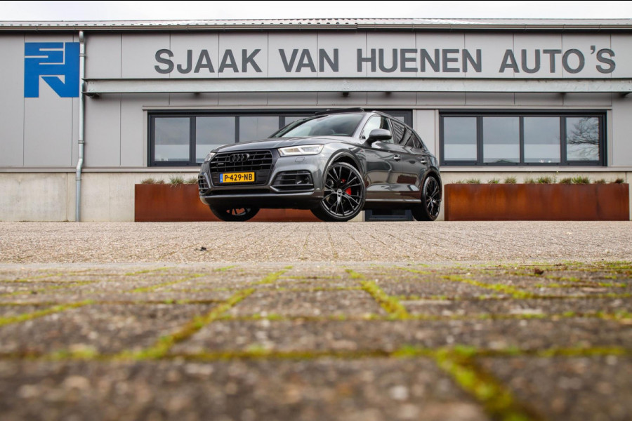 Audi Q5 2.0 TFSI Quattro Pro Line S S-Line 252pk Automaat! 2e|Dealer|Luchtvering|Panoramadak|Virtual Cockpit|Camera|ACC|Black|22