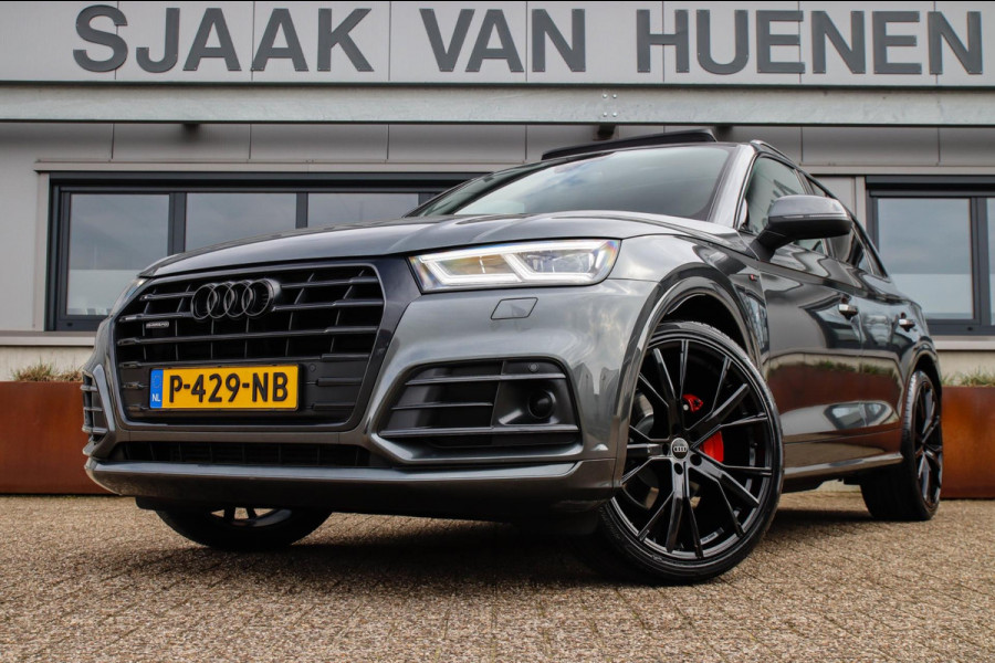 Audi Q5 2.0 TFSI Quattro Pro Line S S-Line 252pk Automaat! 2e|Dealer|Luchtvering|Panoramadak|Virtual Cockpit|Camera|ACC|Black|22