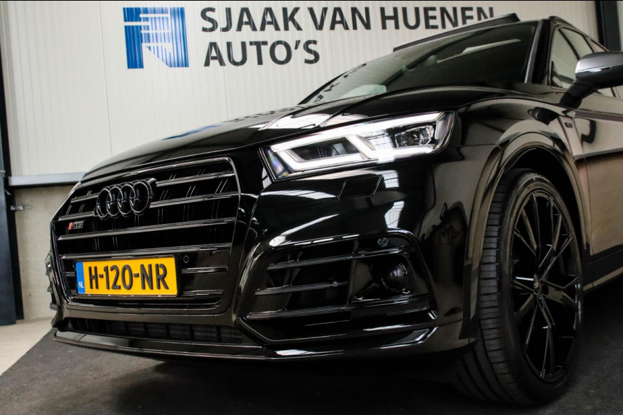 Audi SQ5 3.0TFSI Q5 Quattro S-Line 354pk Automaat! 1e Eig|DLR|Luchtvering|Kuipstoelen|Panoramadak|Virtual Cockpit|Black|Carbon|22