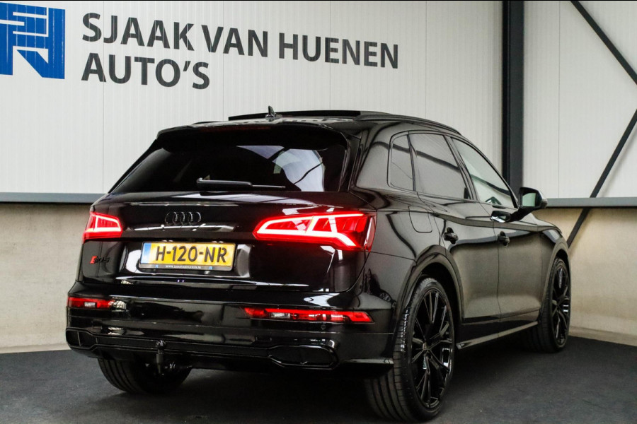 Audi SQ5 3.0TFSI Q5 Quattro S-Line 354pk Automaat! 1e Eig|DLR|Luchtvering|Kuipstoelen|Panoramadak|Virtual Cockpit|Black|Carbon|22