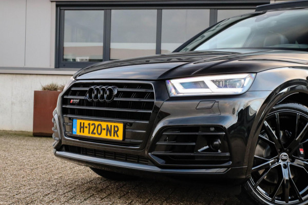 Audi SQ5 3.0TFSI Q5 Quattro S-Line 354pk Automaat! 1e Eig|DLR|Luchtvering|Kuipstoelen|Panoramadak|Virtual Cockpit|Black|Carbon|22