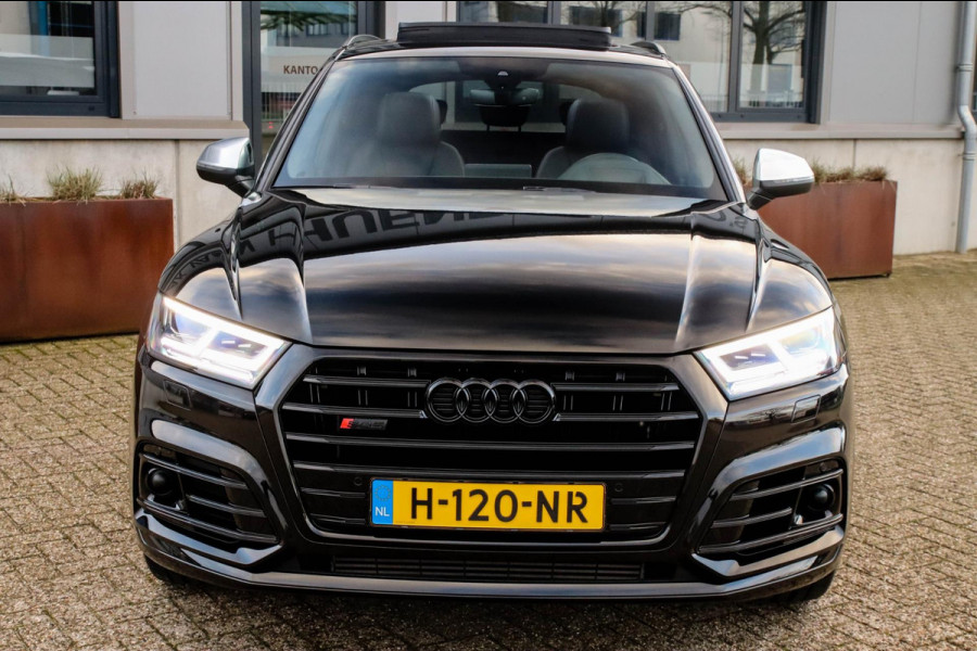 Audi SQ5 3.0TFSI Q5 Quattro S-Line 354pk Automaat! 1e Eig|DLR|Luchtvering|Kuipstoelen|Panoramadak|Virtual Cockpit|Black|Carbon|22