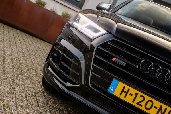 Audi SQ5 3.0TFSI Q5 Quattro S-Line 354pk Automaat! 1e Eig|DLR|Luchtvering|Kuipstoelen|Panoramadak|Virtual Cockpit|Black|Carbon|22